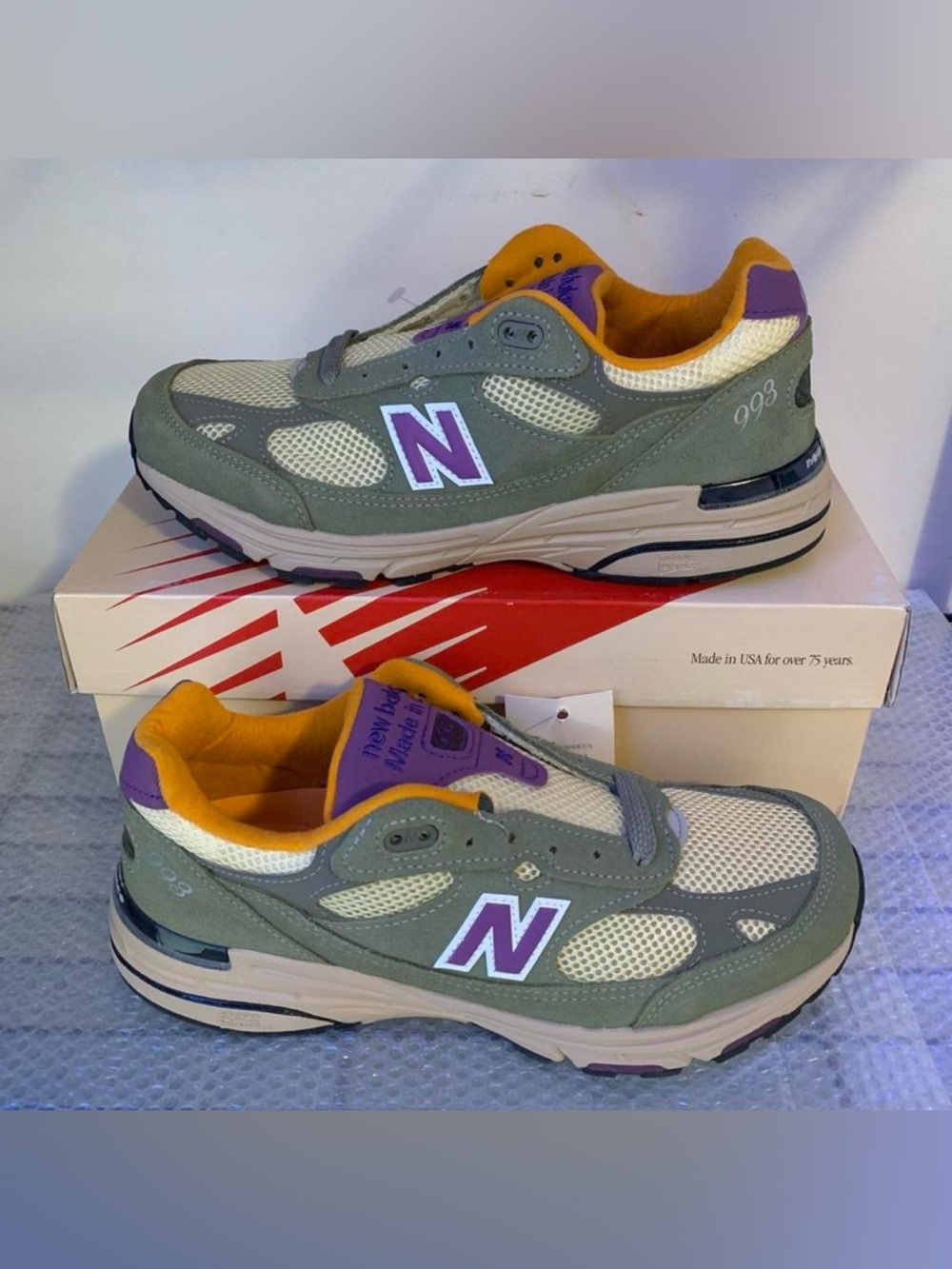 Teddy Santis x New Balance 993 Made in USA Olive Leaf Maize U993OL